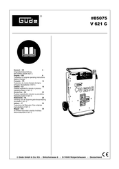 Gude V 621 C Translation Of Original Operating Instructions