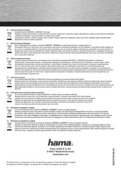 Hama 00053150 Operating	 Instruction