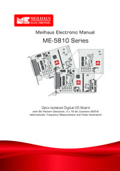 Meilhaus Electronic ME-5810B/S Manual