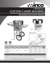 Winco CCM-28 Operating Instructions Manual