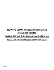 IWAKI WALCHEM EJ Series How To Set Up