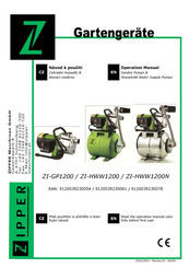 Zipper Mowers ZI-HWW1200 Operation Manual