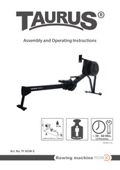Taurus ROW-X Assembly And Operating Instructions Manual