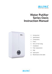 Allfyll Oasis-Alkaline Instruction Manual