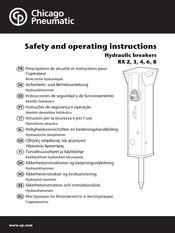 Chicago Pneumatic RX 4 Safety And Operating Instructions Manual