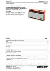 Kieback&Peter SBM51/11 Datasheet