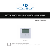 Kaysun KCT-03 SR Installation And Owner's Manual