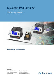 ersa i-CON 1V Operating Instructions Manual