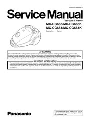 Panasonic MC-CG663 Service Manual