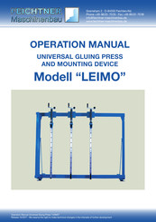 FEICHTNER LEIMO Operation Manual