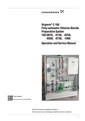 Grundfos Oxiperm C 166 Series Operation And Service Manual