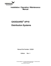 Versum Materials GASGUARD AP10 Installation, Operation & Maintenance Manual