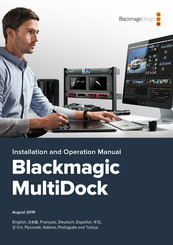 Blackmagicdesign MultiDock 10G Installation And Operation Manual