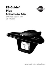 Hardi EZ-Guide Plus Getting Started Manual