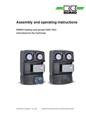 REMKO HGU Series Assembly And Operating Instructions Manual