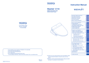 Toto Washlet C110 SW524 Instruction Manual