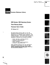 Ibm System 360 User Manual