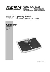KERN MPI 200K-1 Operating Manual