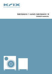 Krix Seismix 1 Owner's Manual
