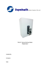 Supakwik M & S Series Manual