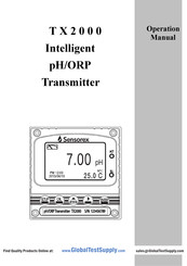 Sensorex TX2000 Operation Manual