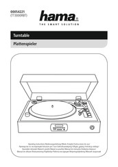 Hama TT3000RBT Operating Instructions Manual