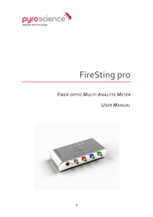 PyroScience FireSting pro User Manual