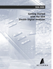 Acterna SDA-5000 Getting Started