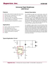 Supertex HV9910B Quick Start Manual