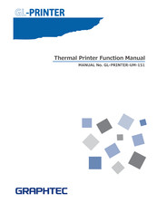 GRAPHTEC DP-581H Function Manual