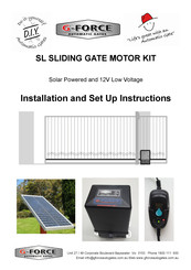 G-Force SL2000 Installation And Setup Instructions