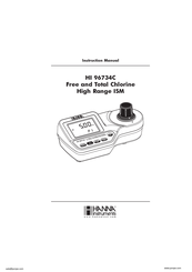 Hanna Instruments HI 96734C Instruction Manual