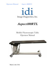 idi Aspect100RTL Operator's Manual