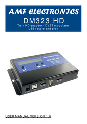 AMF ELECTRONICS DM323 HD User Manual