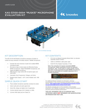 Knowles KAS-33100-0004 MUSKIE User Manual