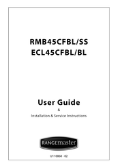 Rangemaster ECL45CFBL/BL User Manual & Installation & Service Instructions