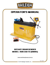 Baileigh Industrial RDB-350-TS Operator's Manual