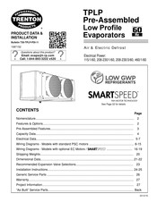 Trenton TPLP Series Product Data And Installation Instructions