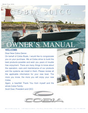 COBIA 301CC Owner's Manual