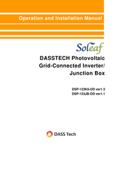 Dass Soleaf DSP-123K6-OD Operation And Installation