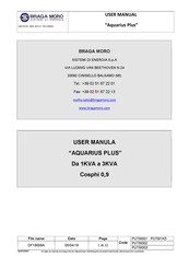 Braga Moro Aquarius Plus User Manual