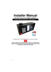 BFT PRIME6-PROX-IMPK-PE-4GA Installer Manual