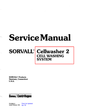 Sorvall Cellwasher 2 Service Manual