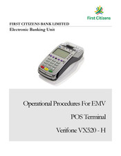 VeriFone VX520-H Operational Manual