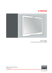 Barco E192HSA User Manual