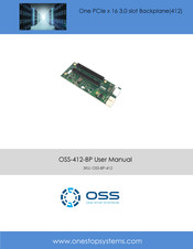One Stop Systems OSS-412-BP User Manual