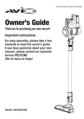 Avix AVXVAC300 Owner's Manual
