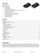 Transition M/GE-T-LX-01 User Manual