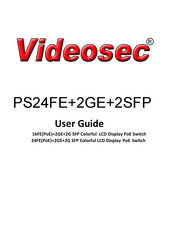 Videosec 24FE(PoE)+2GE+2G SFP User Manual