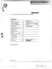 GE GSD490M Use And Care Manual